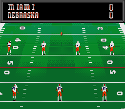 College Football USA '97 - The Road to New Orleans (USA) In game screenshot
